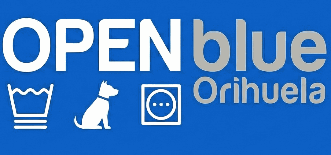 Lavandería Open Blue